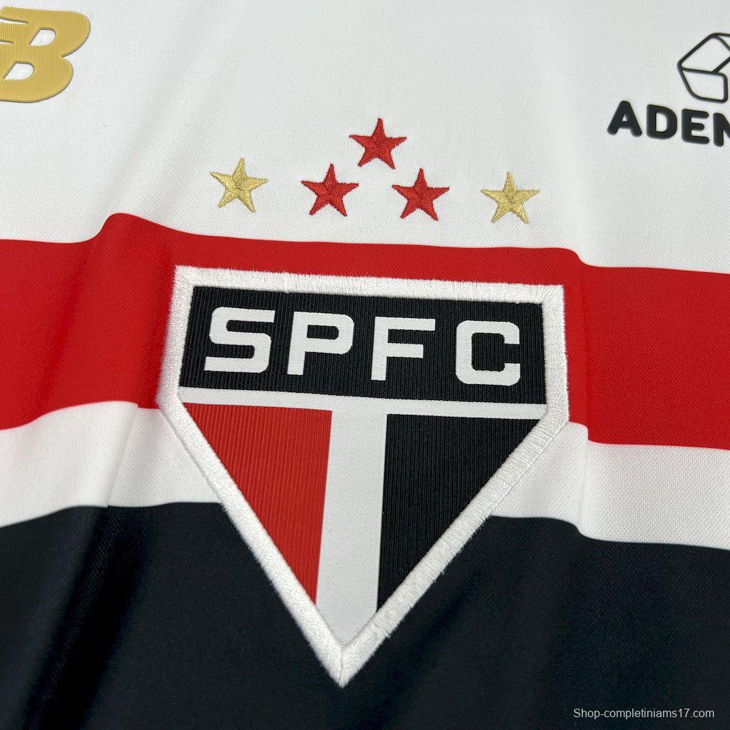 25/26 Sao Paulo Home Jersey