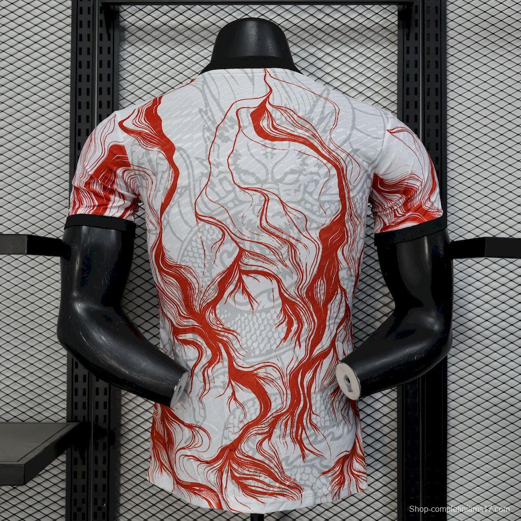 25/26 Player Version Real Madrid White Black Dragon Special Edition Jersey