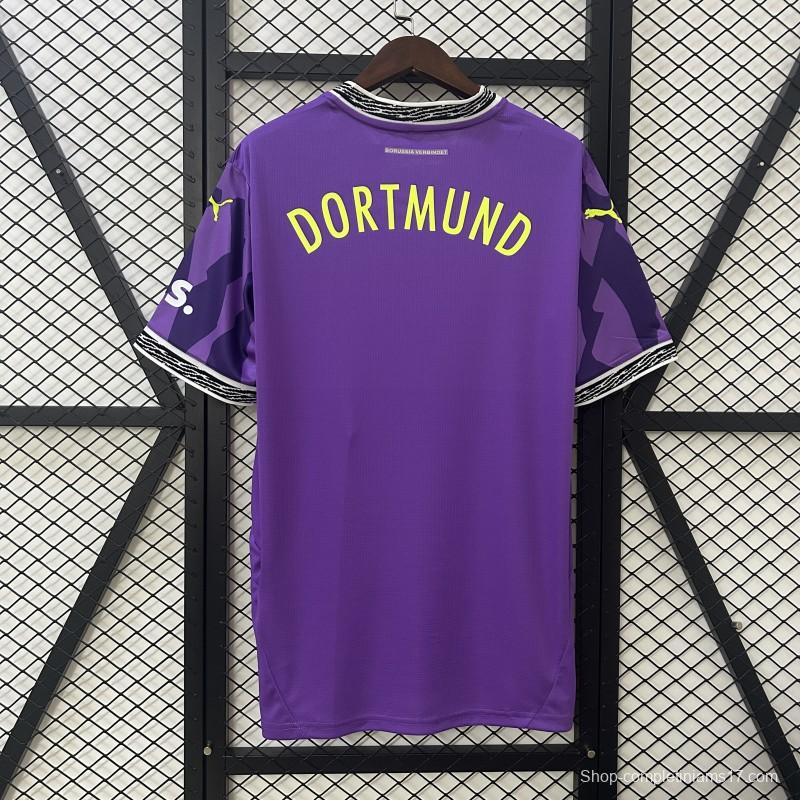 24/25 Borussia Dortmund Purple Goalkeeper Jersey