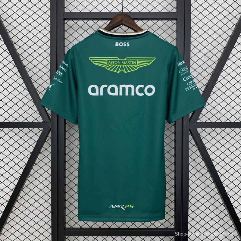 2025 F1 Formula Aston Martin Green T-Shirt