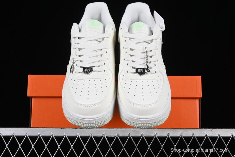 Nike Air Force 1 '07 Low Casual Sneakers with Full-Length Air Cushion - FN8540-100