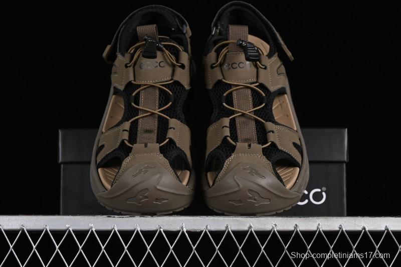 ECCO Offroad Series 2024 Summer New Outdoor Beach Sandals with Anti-Collision Toe and MD Massage Insole - 63133001002