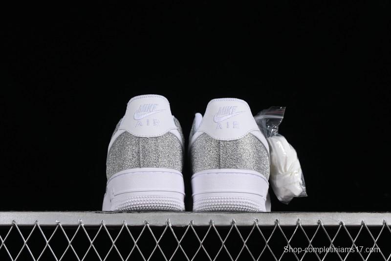 Nike Air Force 1 '07 Low White Starry Sneakers Casual Shoes - CW2288-015