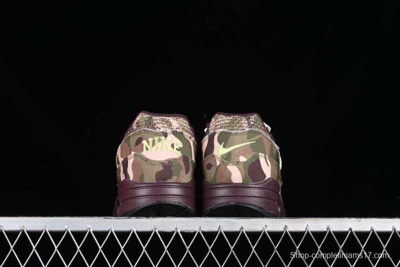 Nike Air Max 1 Retro Running Shoes with Half-Sole Air Cushion - FN8358-200