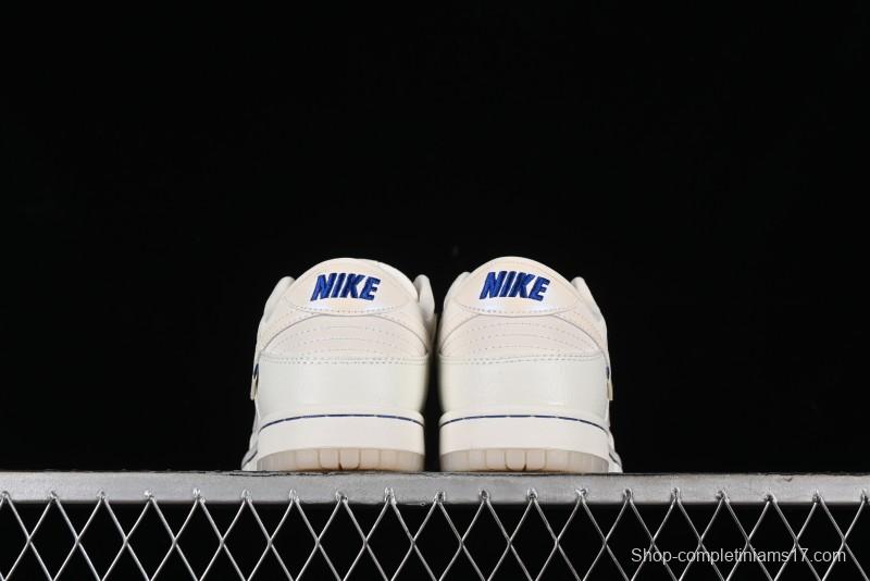 Nike SB Dunk Low White Pearl Anniversary High-End Custom Low-Top Casual Skate Shoes - XB3802-346