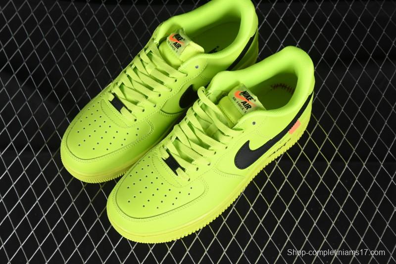 Nike Air Force 1 '07 Low Top Casual Sneakers in Firefly Green - FA2407-301