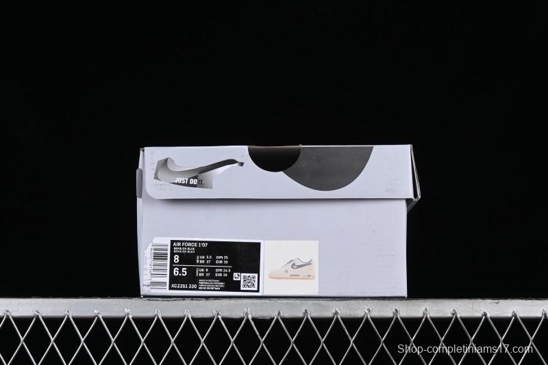 Nike Air Force 1 '07 Low "Eraser" Casual Sneakers - XC2351-330