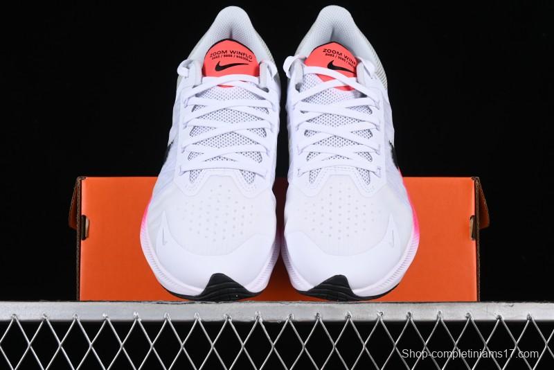 Nike Zoom Winflo 8 Breathable Mesh Running Shoes with Forefoot and Heel Zoom Air Cushion - CW3419-100