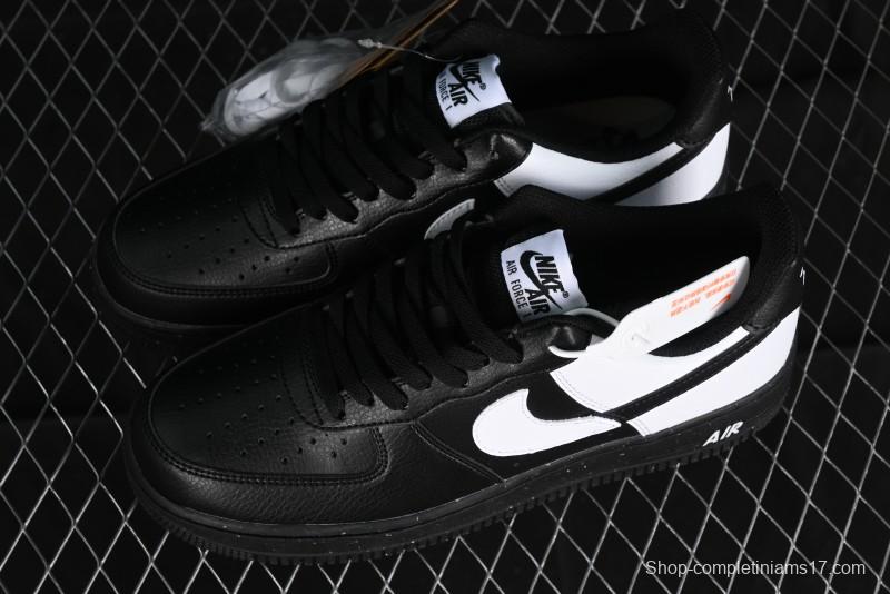 Nike Air Force 1 '07 Low Casual Sneakers with Broken Swoosh Design - HF9096-001
