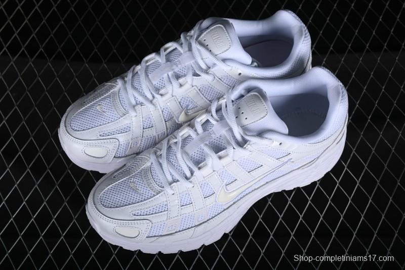 Nike P-6000 PRM Retro Casual Sneakers with Lightweight Design - BV1021-102