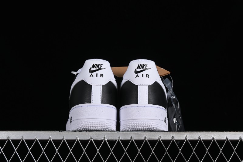 Nike Air Force 1 '07 Low Black White Broken Hook Casual Sneakers - HF9096-100