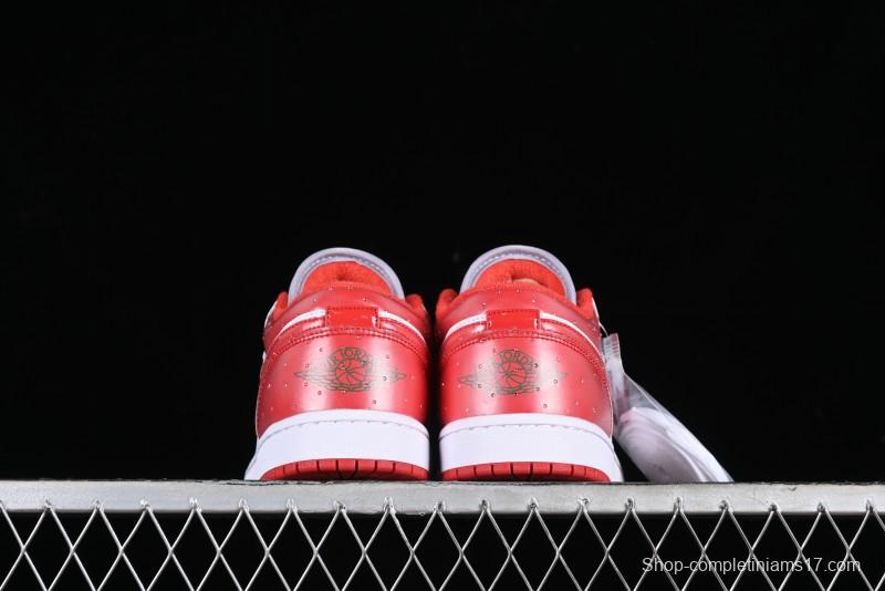 Nike Air Jordan 1 Low AJ1 White Red Casual Sneakers - FQ1935-018