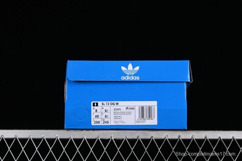 Adidas Originals SL 72 Retro Running Shoes with Ecotex Tongue and EVA Midsole - IE3475