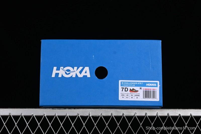 Hoka One One Challenger ATR 7 Low Trail Running Shoes with Lightweight Cushioned Midsole - 1134497 CFLM