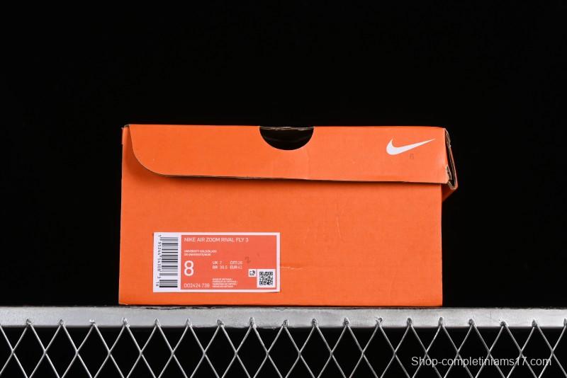 Nike Zoom Rival Fly 3 Lightweight Fabric Comfortable Cushion Anti-Slip Low-Top Casual Running Shoes - DO2424-739