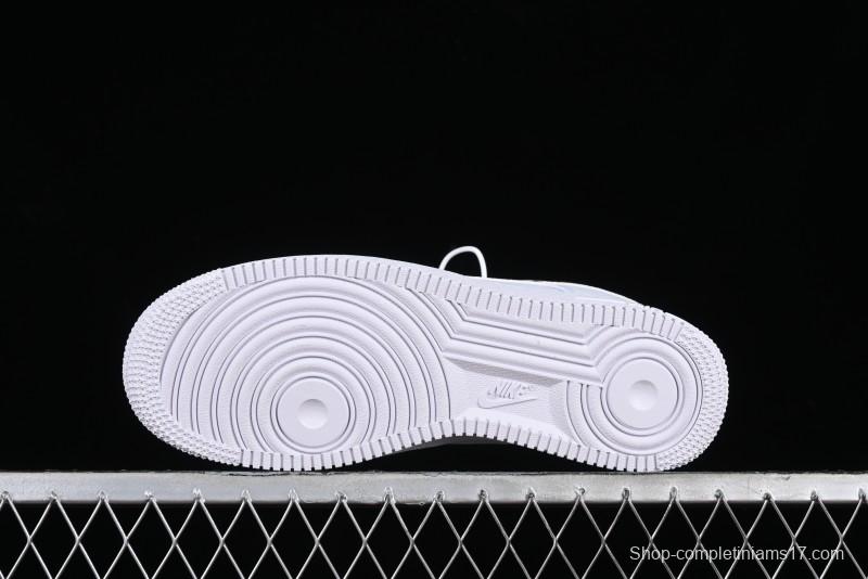 Nike Air Force 1 '07 Low Casual Sneakers with Full-Length Air Cushion - AO1635-100
