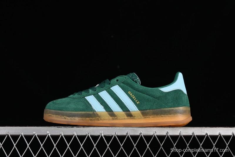 Adidas Originals Gazelle Indoor Retro Casual Slip-Resistant Wear-Resistant Low-Top Sneakers - IG9979