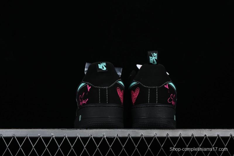 Nike Air Force 1 '07 Low Flame Red Lips Qixi Limited Edition Casual Sneakers - FB8971-005