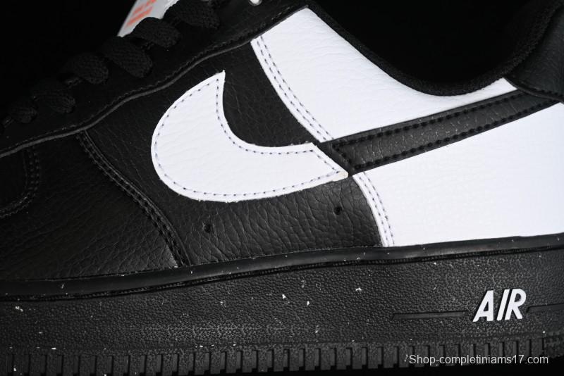 Nike Air Force 1 '07 Low Casual Sneakers with Broken Swoosh Design - HF9096-001