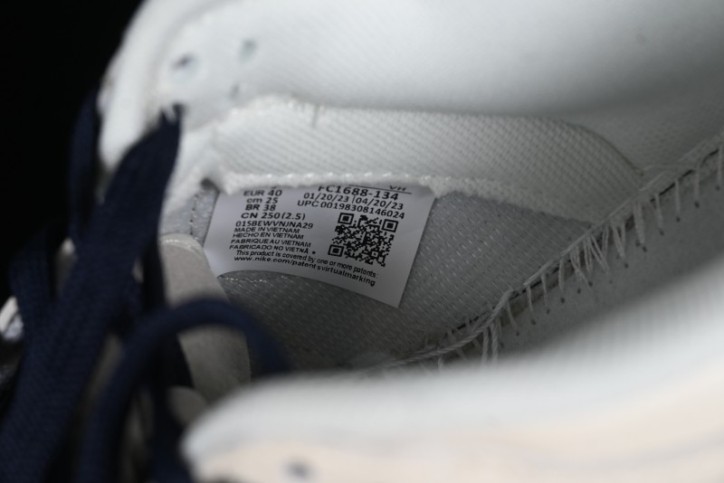 Nike SB Dunk Low LV Collaboration - Suede Navy Blue Anniversary High-End Custom Low-Top Casual Skate Shoes - FC1688-134