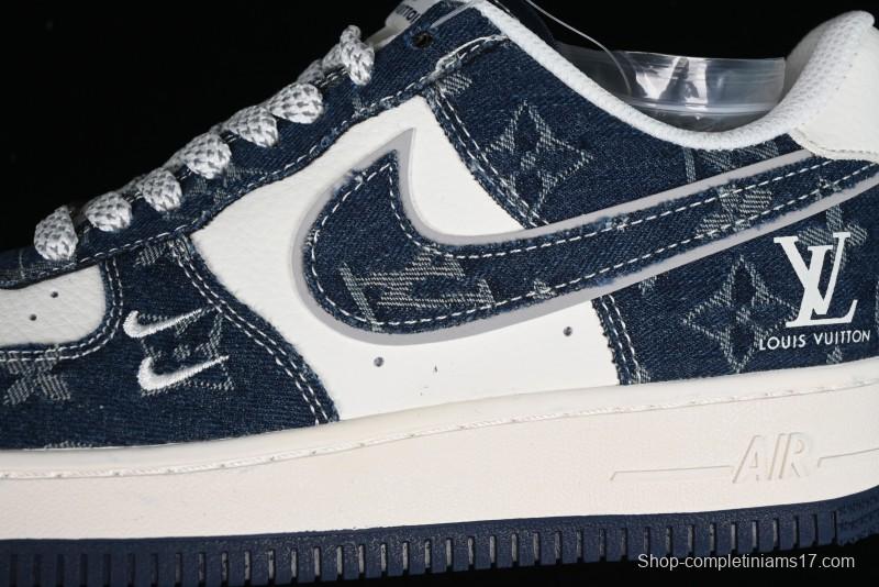 Nike Air Force 1 '07 Low LV Collaboration - Midnight Navy Low-Top Casual Sneakers - SJ2088-003