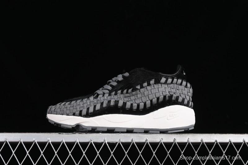 Nike Air Footscape Woven Asymmetrical Weave Slip-Resistant Low-Top Lifestyle Sneakers - FB1959-001