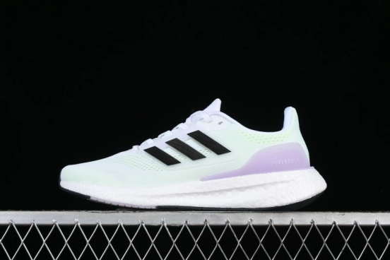 Adidas Pureboost 23 Running Shoes Lightweight Breathable with Full-Length BOOST Cushion - IF2398
