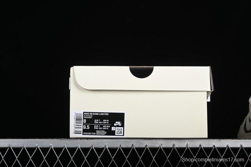 Nike SB Dunk Low Hermes Collaboration - Beige Swoosh Anniversary High-End Custom Low-Top Casual Skate Shoes - XD6188-038