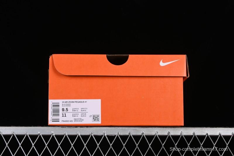 Nike Air Zoom Pegasus 41 Breathable Lightweight Running Shoes with Cushioning - FN4932-401