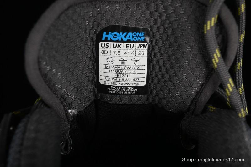 HOKA ONE ONE Kaha Low GTX Hiking Shoes with Cushioned Midsole and Waterproof Design - 1118586 CGGS