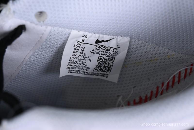 Nike Air Force 1 '07 Low Casual Sneakers with Anime-Inspired Hand-Painted Design, Broken Swoosh Shadow Effect, Brown/Black - CW2288-111