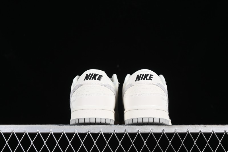 Nike SB Dunk Low LV Collaboration - Beige Denim Anniversary High-End Custom Low-Top Casual Skate Shoes - JH8310-947
