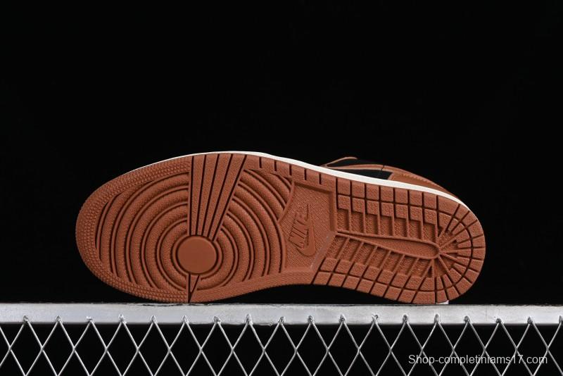 Nike Air Jordan 1 Low AJ1 Black Mocha Casual Sneakers - DC0774-021