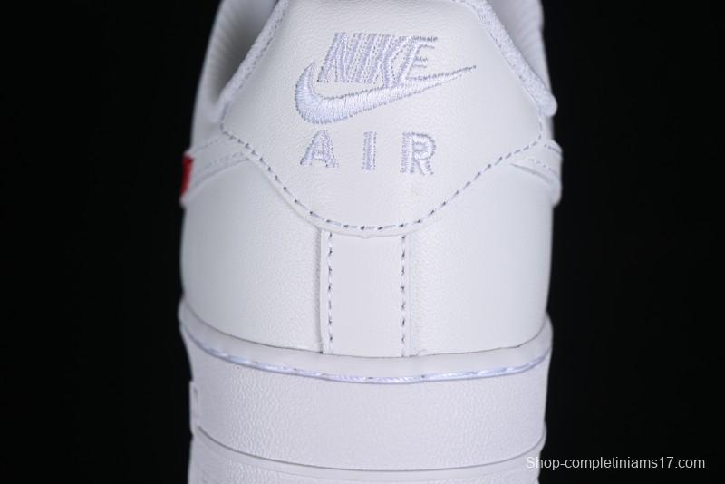 Nike Air Force 1 '07 Low Casual Sneakers with Anime Graffiti Style Crime Scene Design - 315122-211