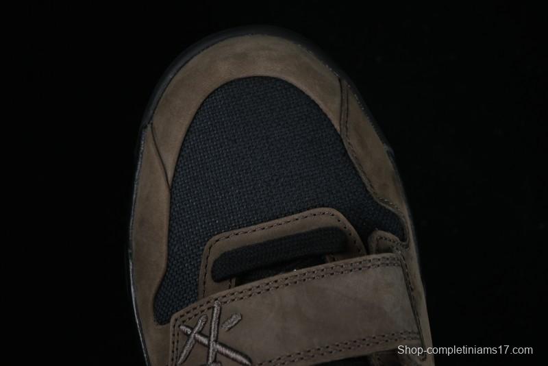 Nike Travis Scott x Jordan Cut The Check AJ1 Basketball Shoes with Velcro Design - FZ8117-200