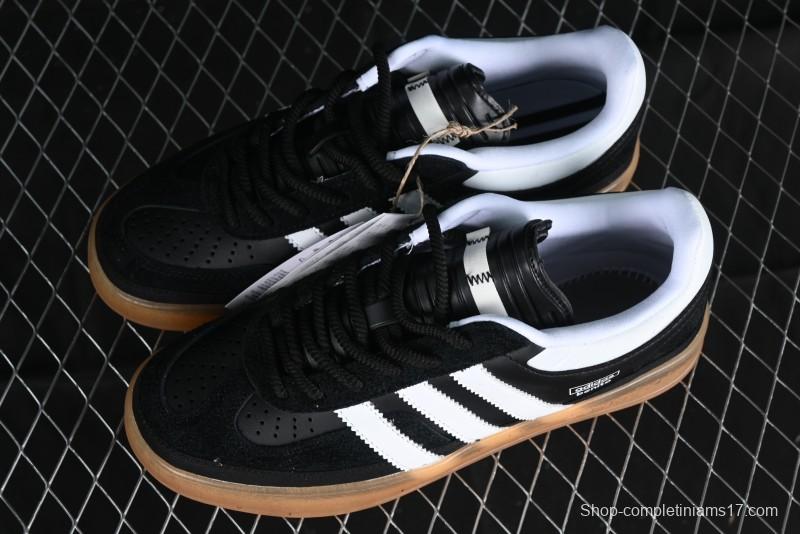 Adidas Originals Gazelle Indoor Bad Bunny Retro Low-Top Sneakers with Non-Slip and Wear-Resistant Sole - IF9733