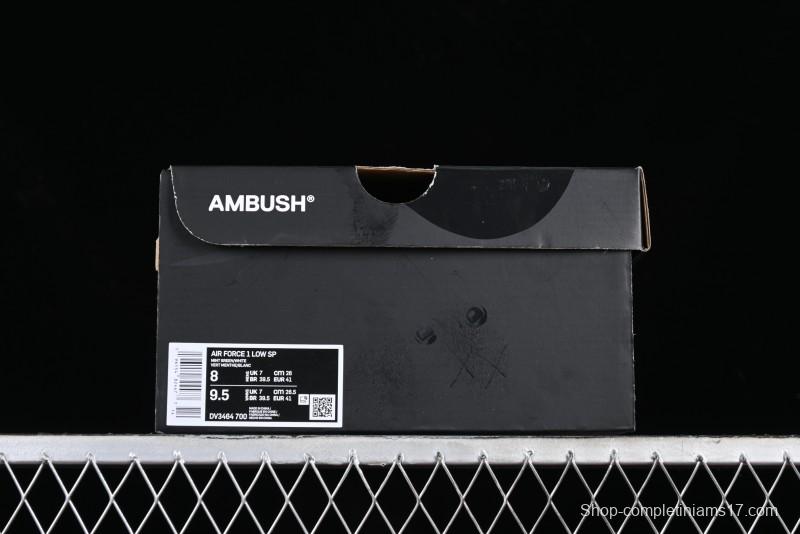 Nike Air Force 1 '07 Low Ambush Collaboration Casual Sneakers - DV3464-700