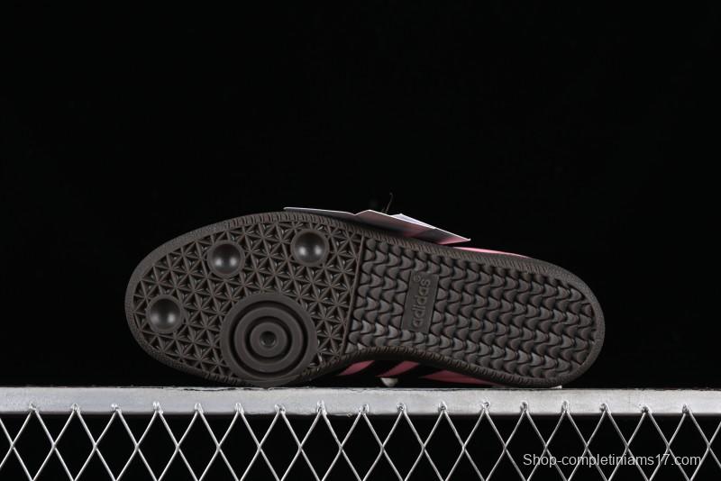 Adidas Samba OG B75807 Customized Casual Sneakers with Vibrant Hot Pink and Sweet Black Colorway - B75807