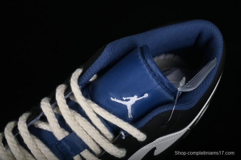 Nike Air Jordan 1 Low AJ1 Casual Lifestyle Sneakers - 553558-414