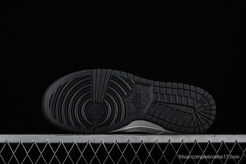 Nike SB Dunk Low LV Collaboration - Beige Black Denim Floral Anniversary High-End Custom Low-Top Casual Skate Shoes - XB3802-358