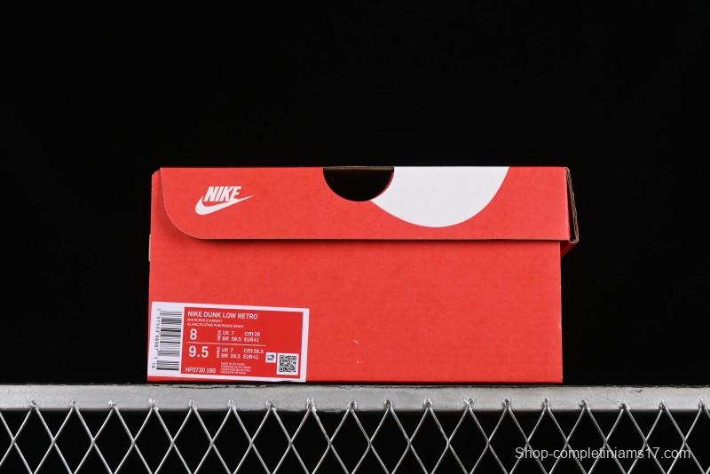 Nike SB Dunk Low White Grey Pink Skateboarding Shoes - HF0730-160