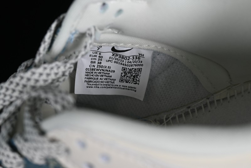 Nike SB Dunk Low LV Collaboration - Light Blue Denim Anniversary High-End Custom Low-Top Casual Skate Shoes - XP3802-336