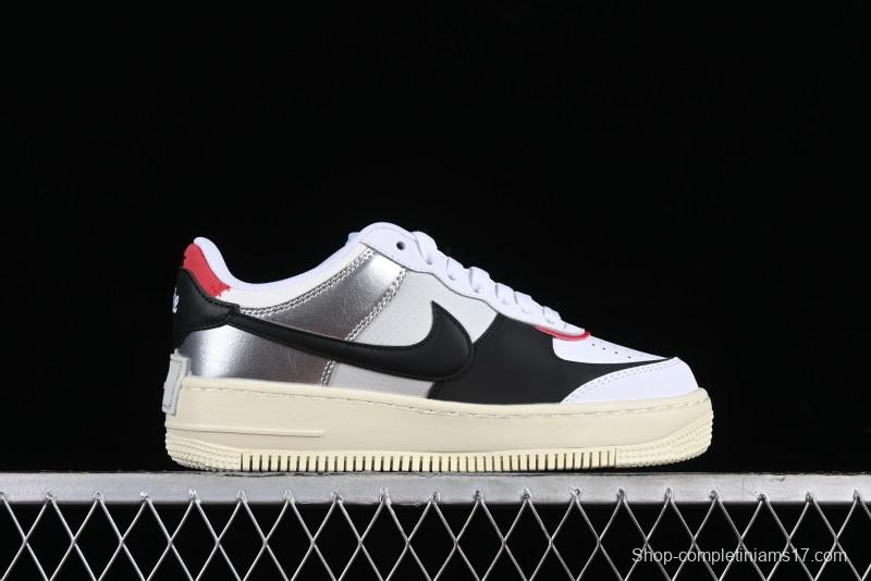 Nike Air Force 1 Shadow Lightweight Elevated Low-Top Casual Sneakers - FN6335-100