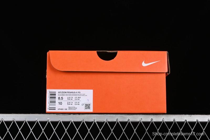 Nike Air Zoom Pegasus 41 Breathable Lightweight Running Shoes with Cushioning - HF4301-100