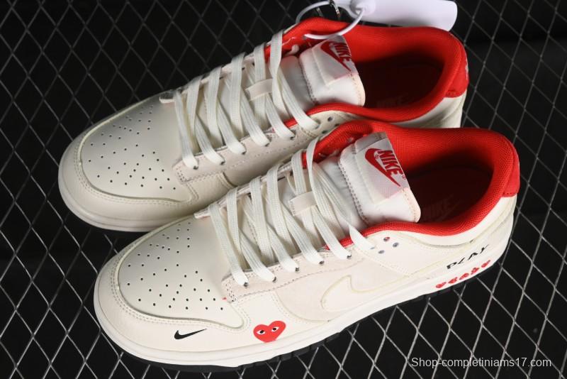 Nike SB Dunk Low Comme des Garcons Anniversary Custom Low-Top Casual Skate Shoes - KK1688-081