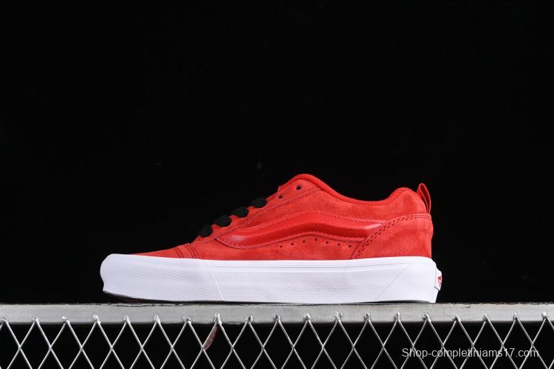 Vans Classics Knu Skool Retro Sneakers with Enlarged Toe Box and Thickened Tongue - VN0009QCRDK