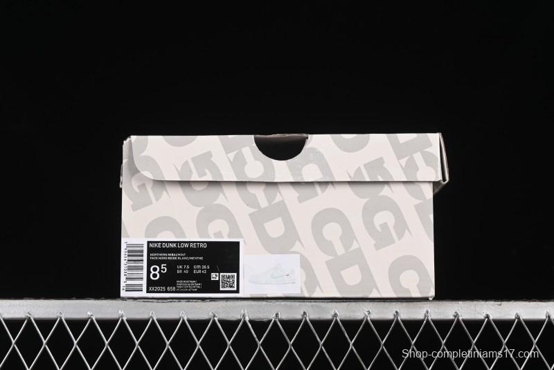 Nike SB Dunk Low The North Face Supreme Collaboration - Bamboo Green Anniversary Custom Low-Top Casual Skate Shoes - XX2025-658