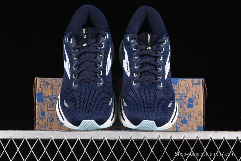 Brooks Ghost 15 Running Shoes with DNA LOFT V2 Cushioning and Breathable Air Mesh - 1203802A450