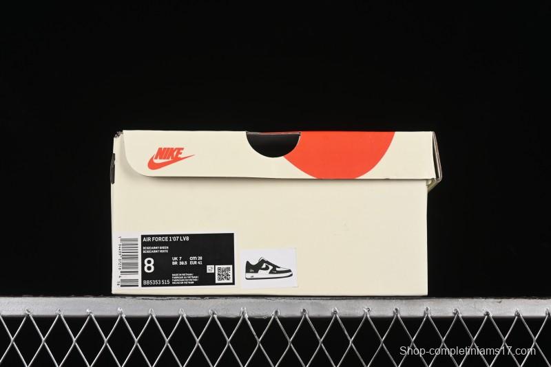 Nike Air Force 1 '07 Low Stussy Collaboration - Lotus Green Low-Top Casual Sneakers - BB5353-515