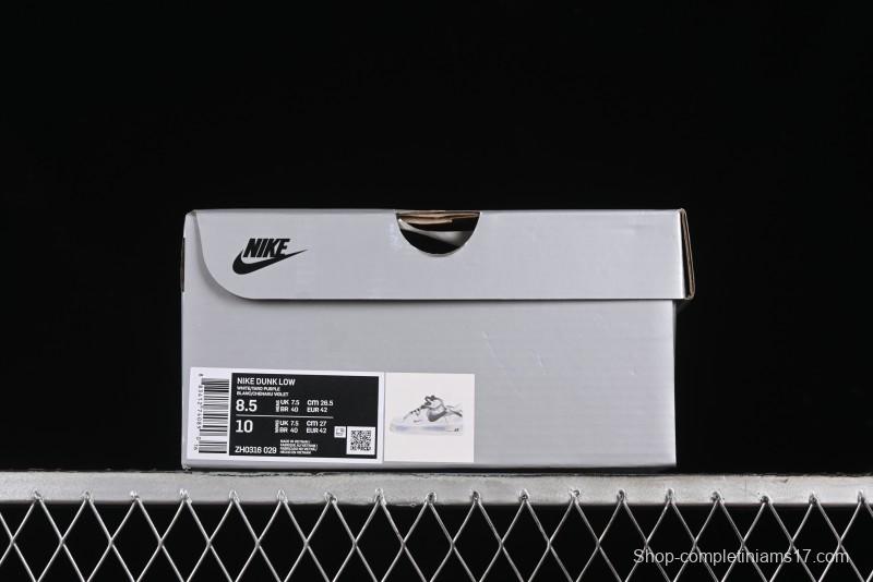 Nike Air Force 1 '07 Low Anime Theme Purple-Blue Spray Custom Casual Sneakers - ZH0316-029